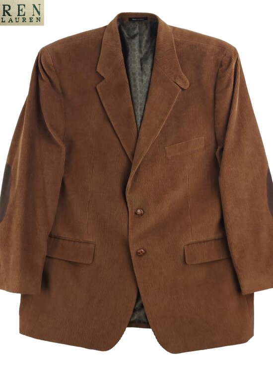 Lauren Ralph Lauren Other - Lauren Ralph Lauren Corduroy Sport Coat Blazer Elbow Patches Men's 46R